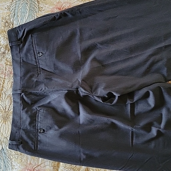 GEOFFREY BEENE PINSTRIPE TROUSERS - Picture 6 of 10